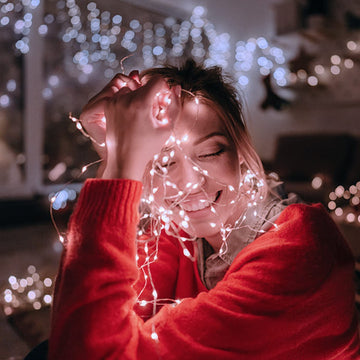 Indoor Fairy Lights, Battery Operated with Remote, Christmas, Party